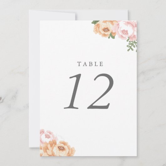 Elegant Mason Jar Table Number Kaart (Achterkant)