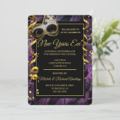 Elegant Masquerade Ball Uitnodiging (Staand voorkant)