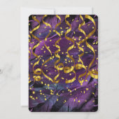 Elegant Masquerade Ball Uitnodiging (Achterkant)