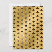 Elegant Masquerade Mask Mardi Gras Party Kaart (Achterkant)