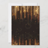 Elegant Masquerade Quinceañera 15e verjaardag Kaart (Achterkant)