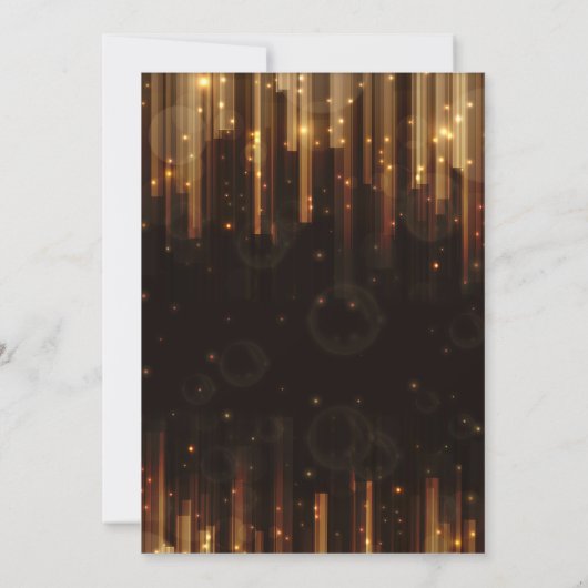 Elegant Masquerade Quinceañera 15e verjaardag Kaart (Achterkant)