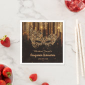 Elegant Masquerade Quinceañera 15e verjaardag Servet (Insitu)