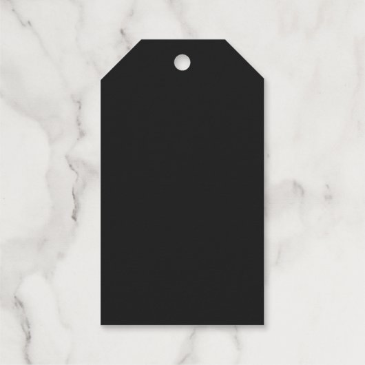 Elegant Masquerade Sixtetiende verjaardag Cadeaulabels (Achterkant)