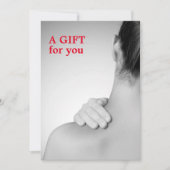 Elegant Massage Therapist Photo Gift (Voorkant)