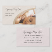 Elegant Massage Therapy Visitekaartje (Voorkant / Achterkant)