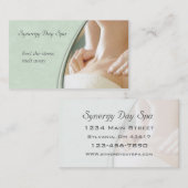 Elegant Massage Therapy Visitekaartje (Voorkant / Achterkant)
