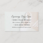 Elegant Massage Therapy Visitekaartje (Achterkant)