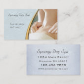 Elegant Massage Therapy Visitekaartje (Voorkant / Achterkant)