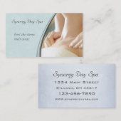 Elegant Massage Therapy Visitekaartje (Voorkant / Achterkant)