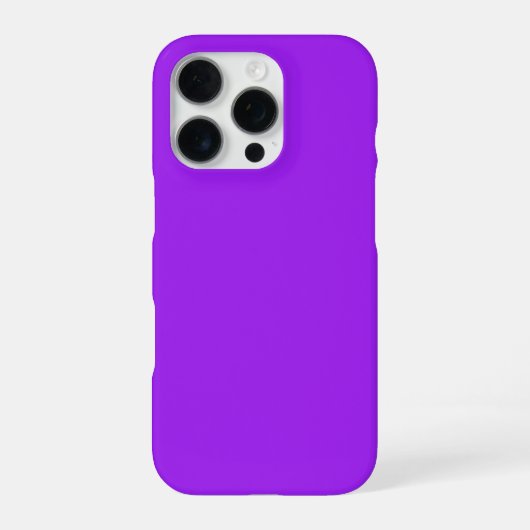 Elegant Massief Paars iPhone Hoesje (Achterkant)