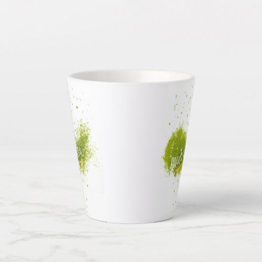 Elegant Matcha latte cup Latte Mok (Voorkant)
