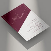 Elegant Mauve en Dusty Roos Vrijgezellenfeest uitn Kaart