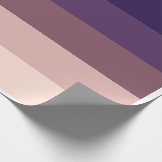 Elegant Mauve Gradient inpakpapier (Hoek)