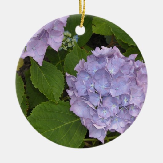 Elegant Mauve Hydrangeas Keramisch Ornament (Voorkant)