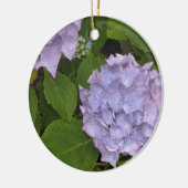 Elegant Mauve Hydrangeas Keramisch Ornament (Links)