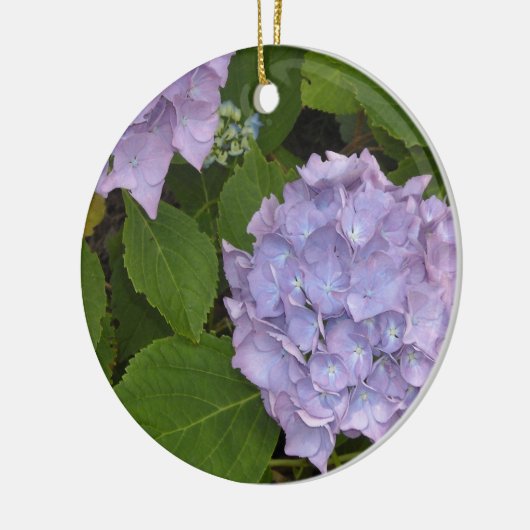 Elegant Mauve Hydrangeas Keramisch Ornament (Links)
