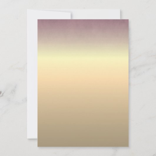 Elegant Mauve Paarse Wedding Uitnodiging (Achterkant)