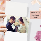 Elegant Mauve Pink Monogram, Waterverf bruiloft Bedankkaart