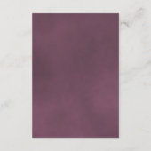 Elegant Mauve Pink Rose Wedding Well Poem Informatiekaartje (Achterkant)