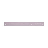 Elegant Mauve Stars Wraparound Address Label (Individueel)