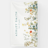 Elegant Meadow Business Spandoek (Verticaal)