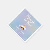 Elegant Meant Bee Whimsical Cute Wedding Party Servet (Hoek)