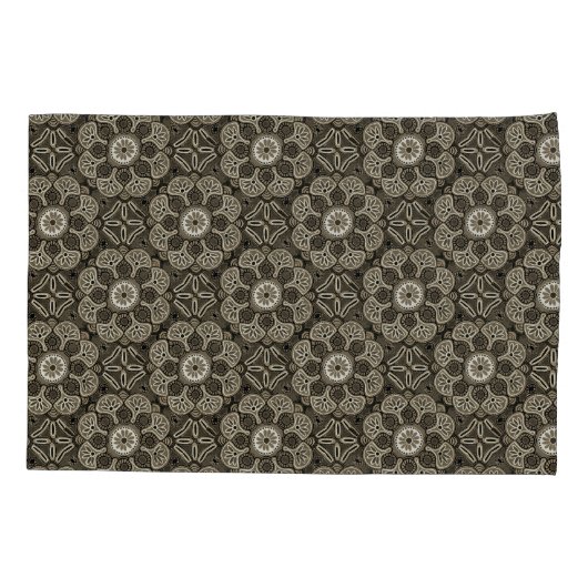 Elegant Medallion Kussensloop (Achterkant-Links)