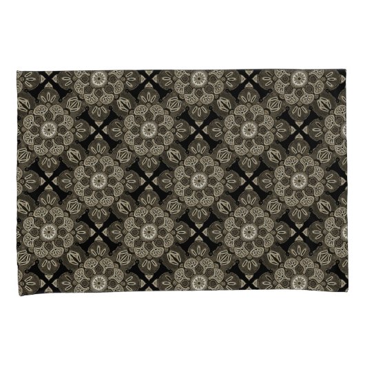 Elegant Medallion Kussensloop (Voorkant-Rechts)