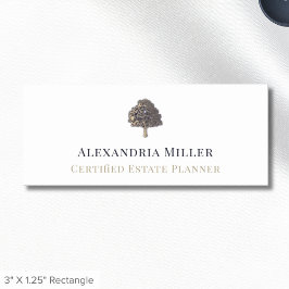 Elegant Medewerkersnaam Tag Custom Logo