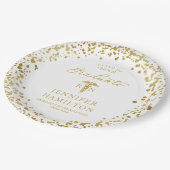 Elegant Medical Nursing School Afstuderen White Papieren Bordje (Gekanteld)