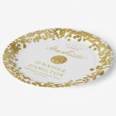 Elegant Medical Nursing School Afstuderen White Papieren Bordje (Gekanteld)