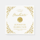 Elegant Medical Nursing School Afstuderen White Servet (Voorkant)