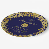 Elegant Medical Nursing School Blue Afstuderen Papieren Bordje (Gekanteld)