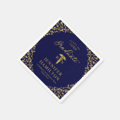 Elegant Medical Nursing School Blue Afstuderen Servet (Hoek)