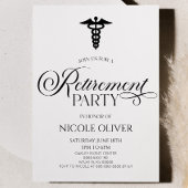 Elegant Medisch Caduceus Pensioen Kaart