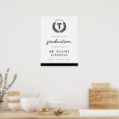 Elegant Medisch School Afstuderen Welkom Teken Poster (Keuken)