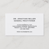 Elegant Medisch Visitekaartje (Achterkant)