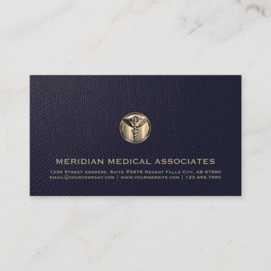 Elegant Medisch Visitekaartje (Voorkant)