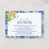 Elegant Mediterraan Citroen Display Vrijgezellenfe Informatiekaartje (Voorkant)