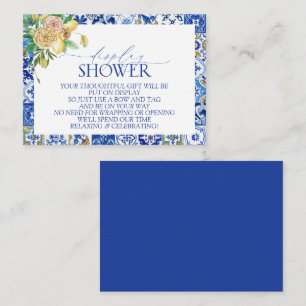 Elegant Mediterraan Citroen Display Vrijgezellenfe Informatiekaartje