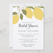 Elegant Mediterraan Lemon Theme Vrijgezellenfeest Kaart (Voorkant)