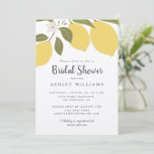 Elegant Mediterraan Lemon Theme Vrijgezellenfeest Kaart (Staand voorkant)