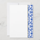 Elegant Mediterraan vrijgezellenfeest Kaart (Achterkant)