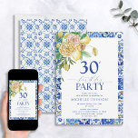 Elegant Mediterranean Lemon Floral 30th Birthday Kaart<br><div class="desc">Viel je 30ste jaar in stijl! Of u een grote partij of iets meer intiem plant, zal deze Elegant Mediterrane Noemon Floral 30th de Uitnodiging van de Dag van de Maan de toon voor uw speciale dag plaatsen. Dit oogstende ontwerp is voorzien van een reeks levendige gele waterverf citroenfloralen met...</div>