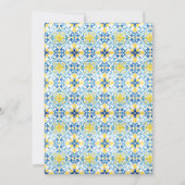 Elegant Mediterranean Lemon Floral 30th Birthday Kaart (Achterkant)