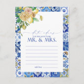 Elegant Mediterranean Lemon Floral Date Idees Briefkaart (Voorkant)