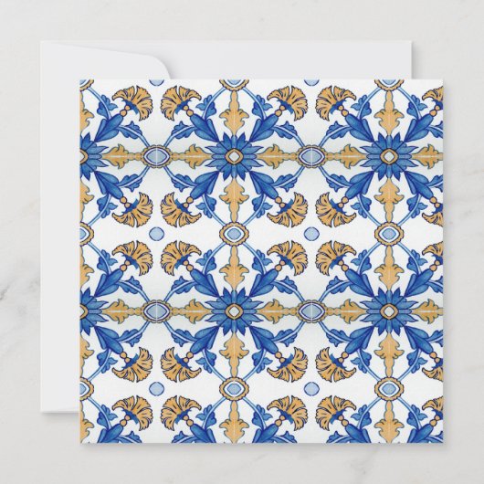 Elegant Mediterranean Lemon Floral Virtual Shower Kaart (Achterkant)