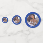 Elegant Mediterranean Lemon Floral Vrijgezellenfee Confetti (Achterkanten)