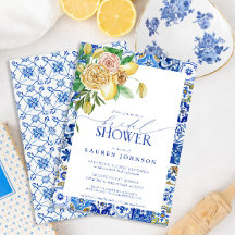 Elegant Mediterranean Lemon Floral Vrijgezellenfee